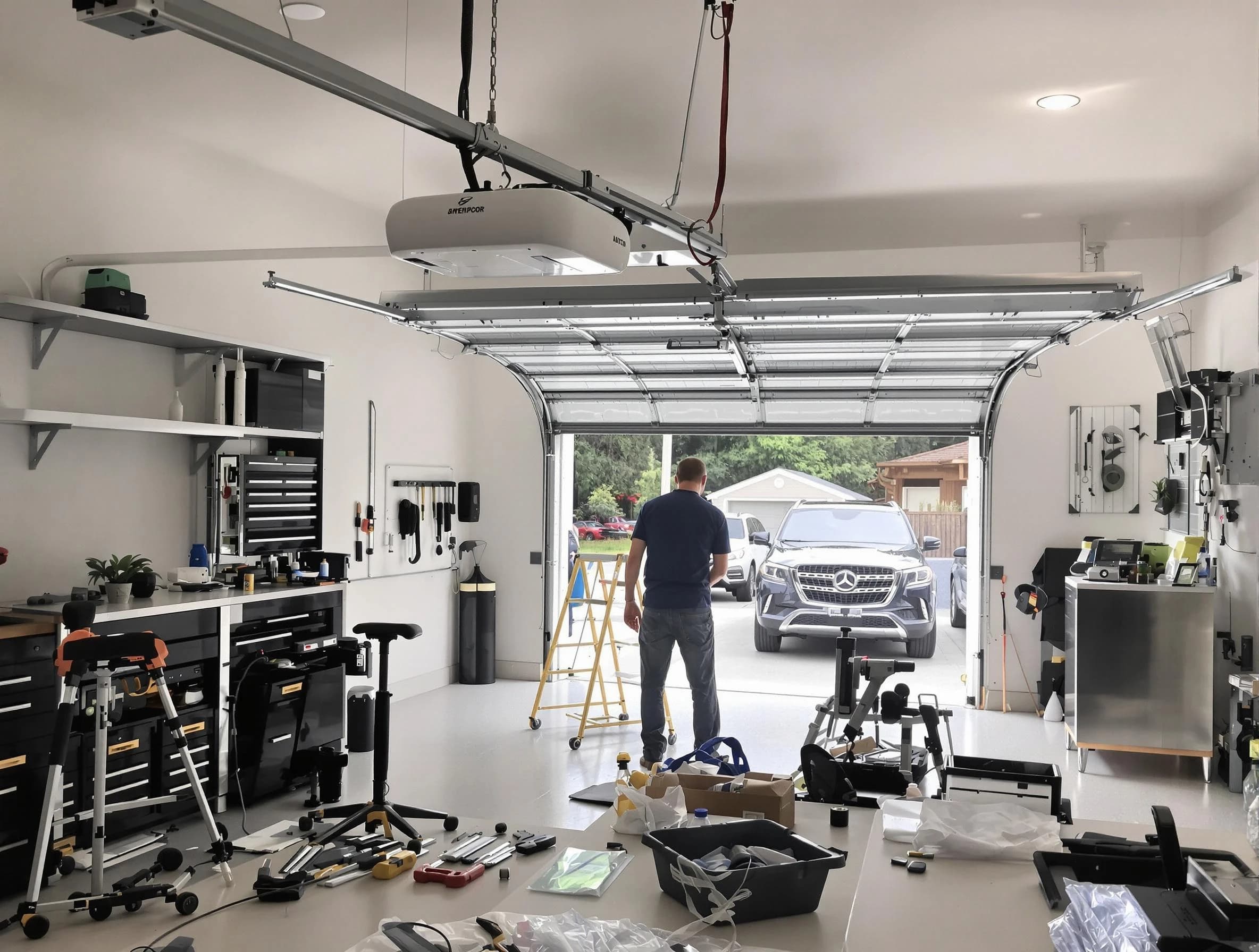 Garage door opener installation by Monsey Garage Door Repair in Monsey