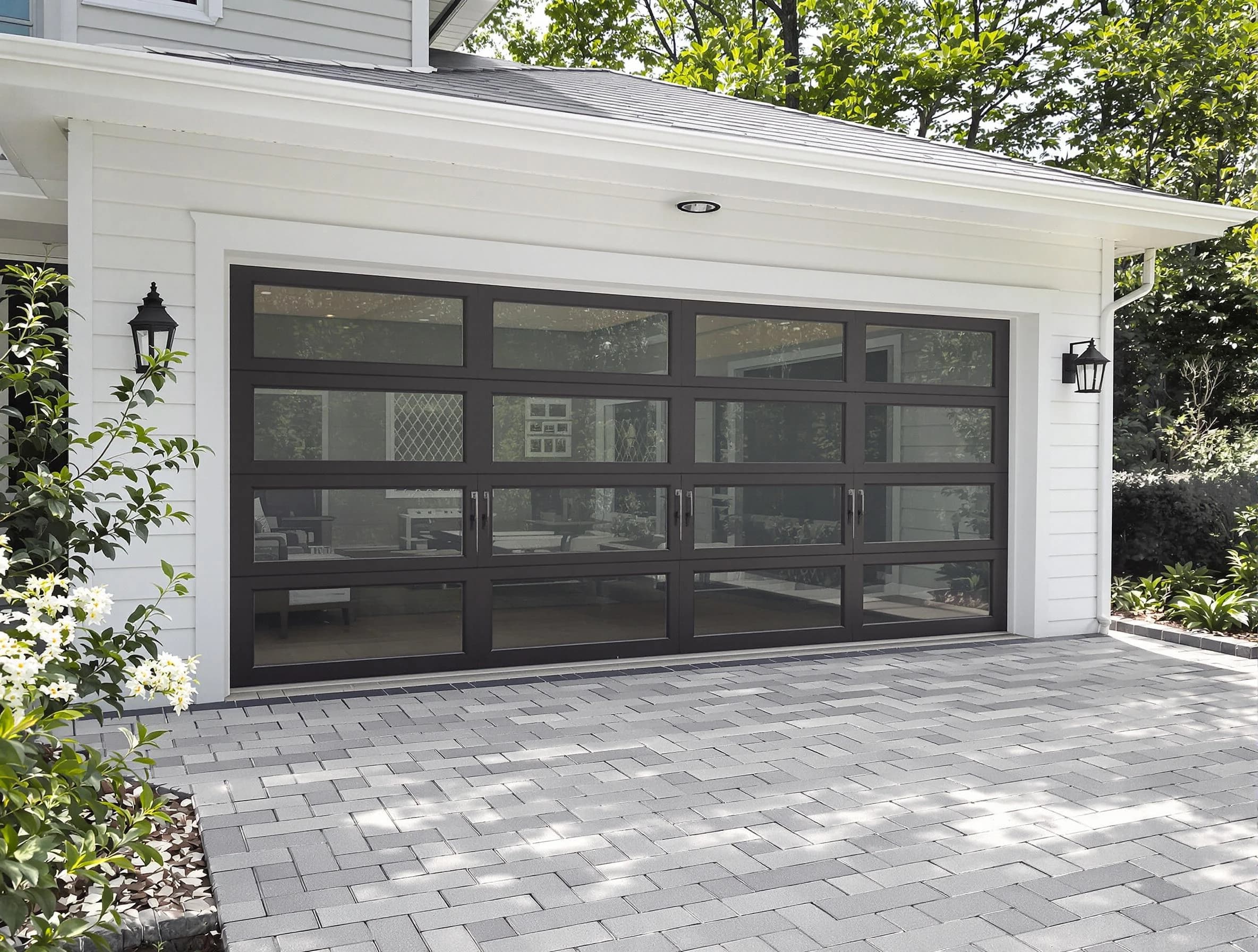 Monsey Garage Door Repair design specialist presenting custom garage door options to Monsey homeowner