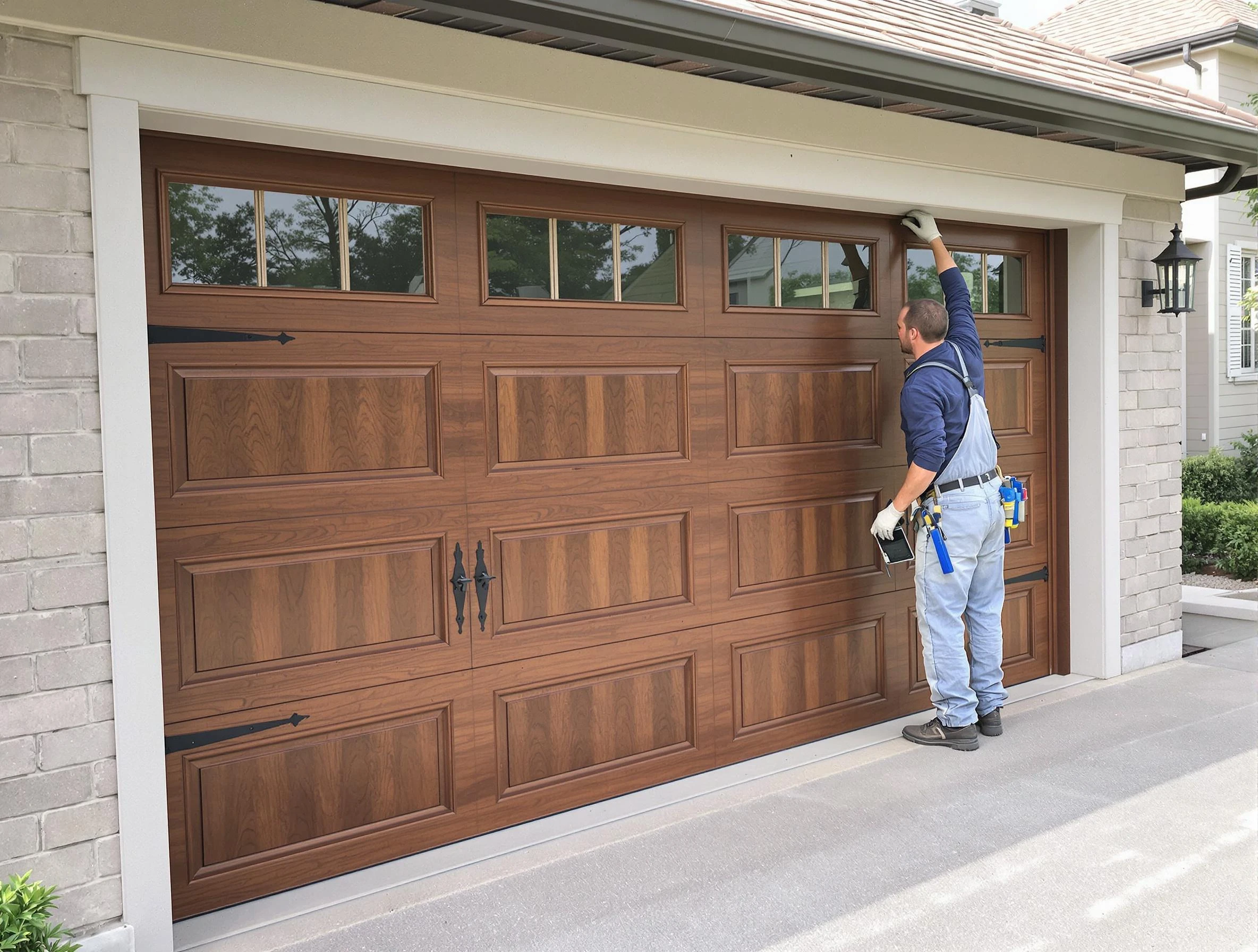 Custom garage door showcase by Monsey Garage Door Repair in Monsey